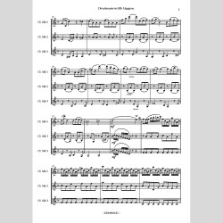 Divertimento in Mib maggiore, per tre Clarinetto di Gaetano Apicella