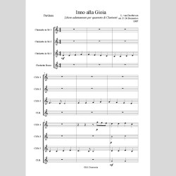 Inno Alla Gioia di L. van Beethoven - Arr. per 4 Clarinetti di F. Di Domenico