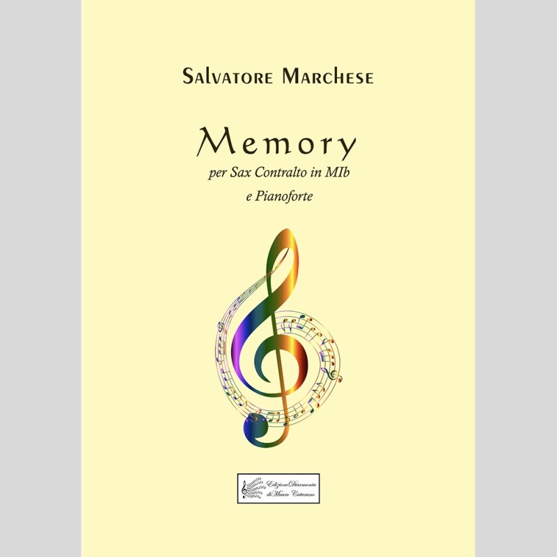 Memory, for Sax alto and Piano by Salvatore Marchese