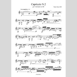 Due Capricci per Clarinetto di Valerio Marro