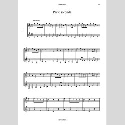 Duettando, 32 progressive duets for two clarinets, by Giuseppe Carannante